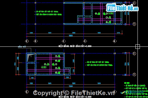 nhà ống,thiết kế nhà hai tầng,File thiết kế